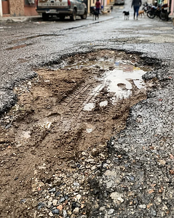 Tierra: con la primera lluvia se vuelve lodo